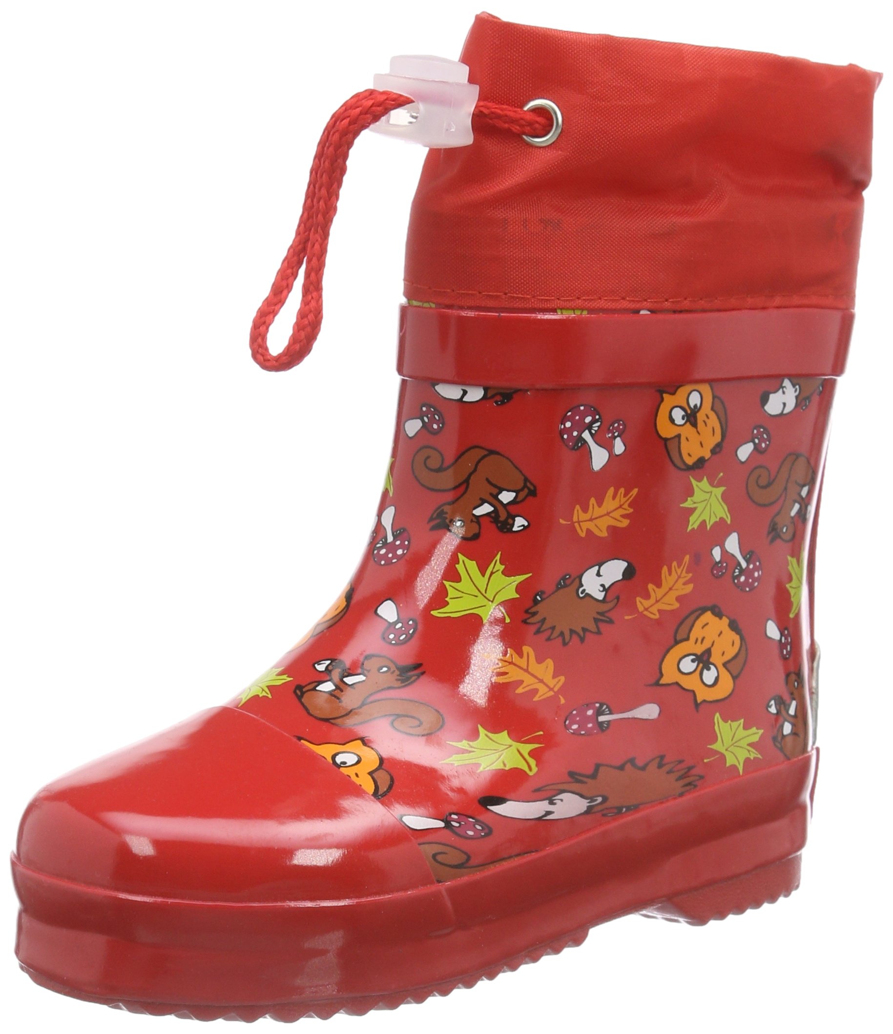 Playshoes 180390 Unisex Kids’ Wellington Boots, (Rot), UK child 9 UK