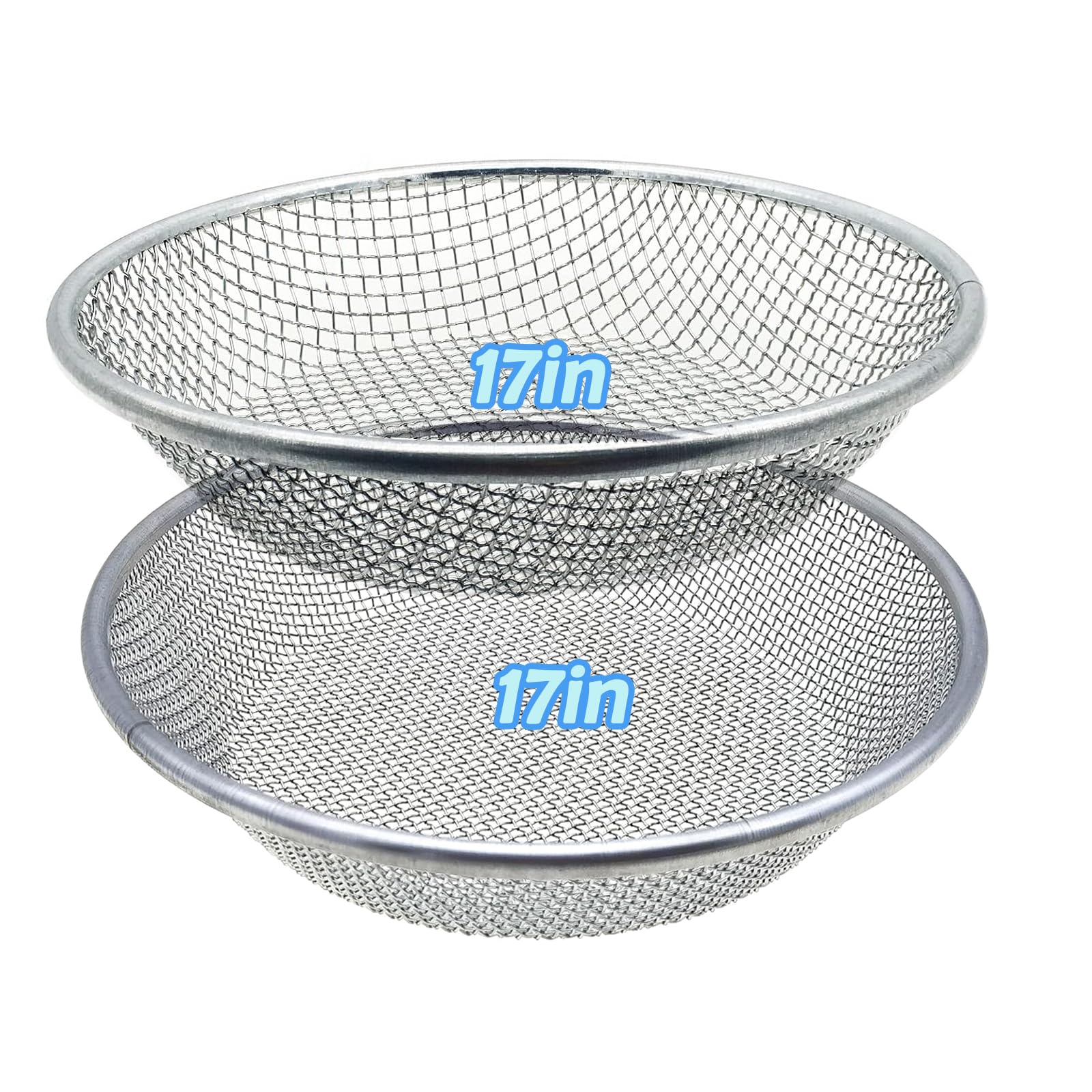 17''Soil Sifter for Gardening, Heavy Duty Rock Sifter,Fits Wheelbarrow Compost Sifter Dir…