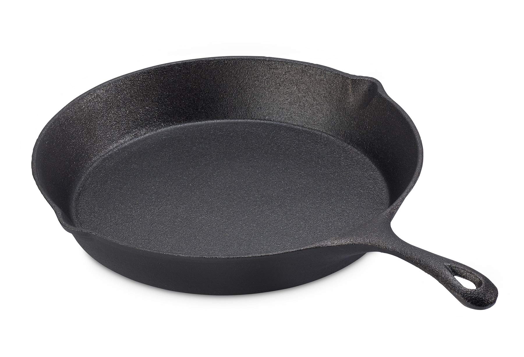 ECHTWERK Set di 7 forni olandesi in ghisa in una scatola di legno, set di padelle con pentola, padella con manico, piastra, padella per friggere, già cotto