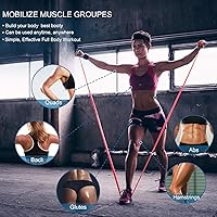 Vista 5 de Bandas de resistencia profesionales a granel. Banda elástica de terapia física. Bandas de resistencia bandas elásticas de ejercicio