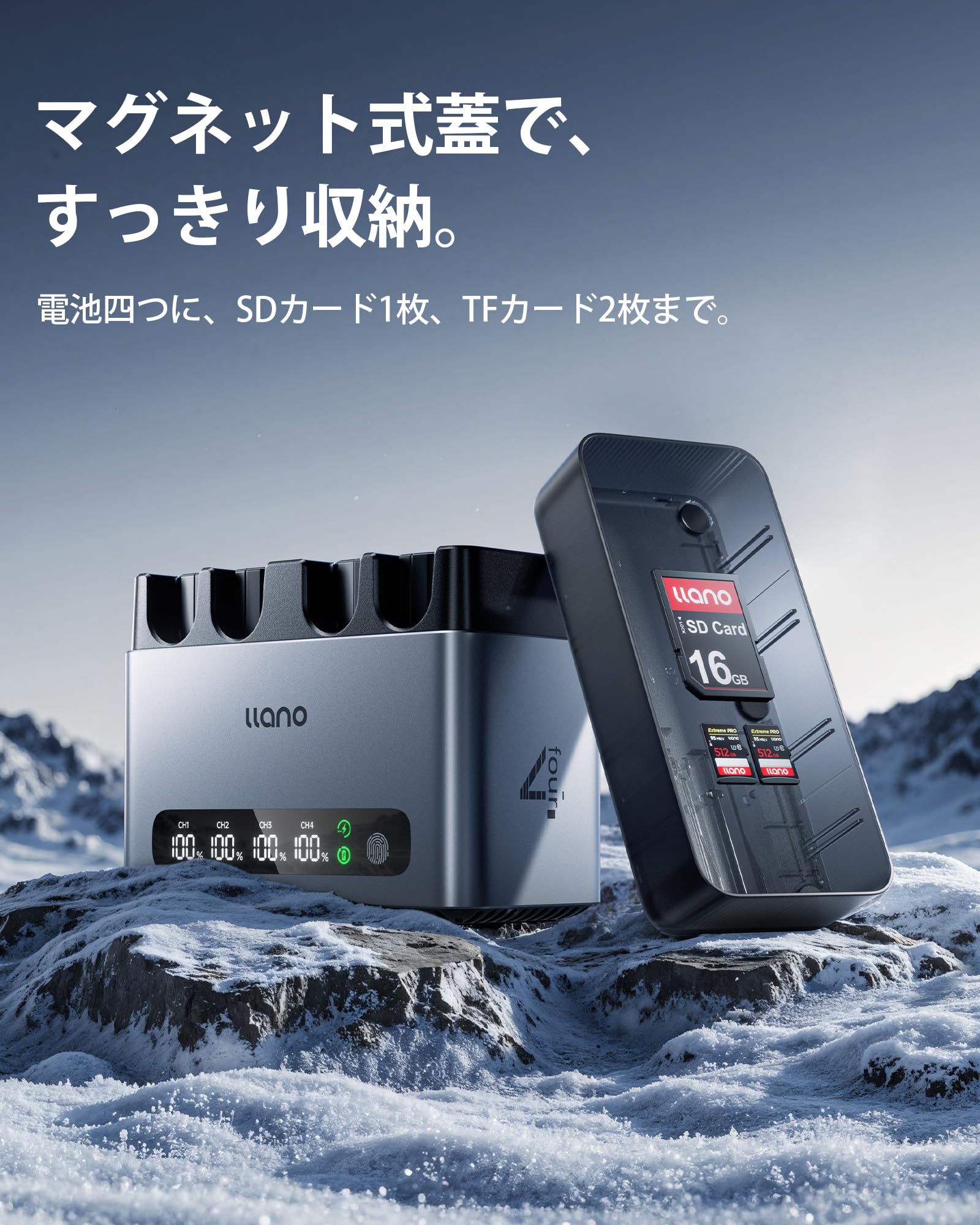 Amazon | llano NP-FZ100 カメラバッテリー 充電器 PD65W 四つ同時充電