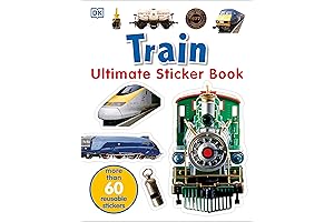 Ultimate Sticker Book: Train, The Fascinating World of Trains for Kids Ages 5-7