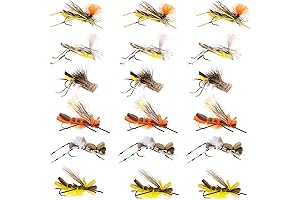 The Fly Fishing Place Terrestrial Fly Assortment: A Nature-Inspired Collection for Exceptional Fly Fishing