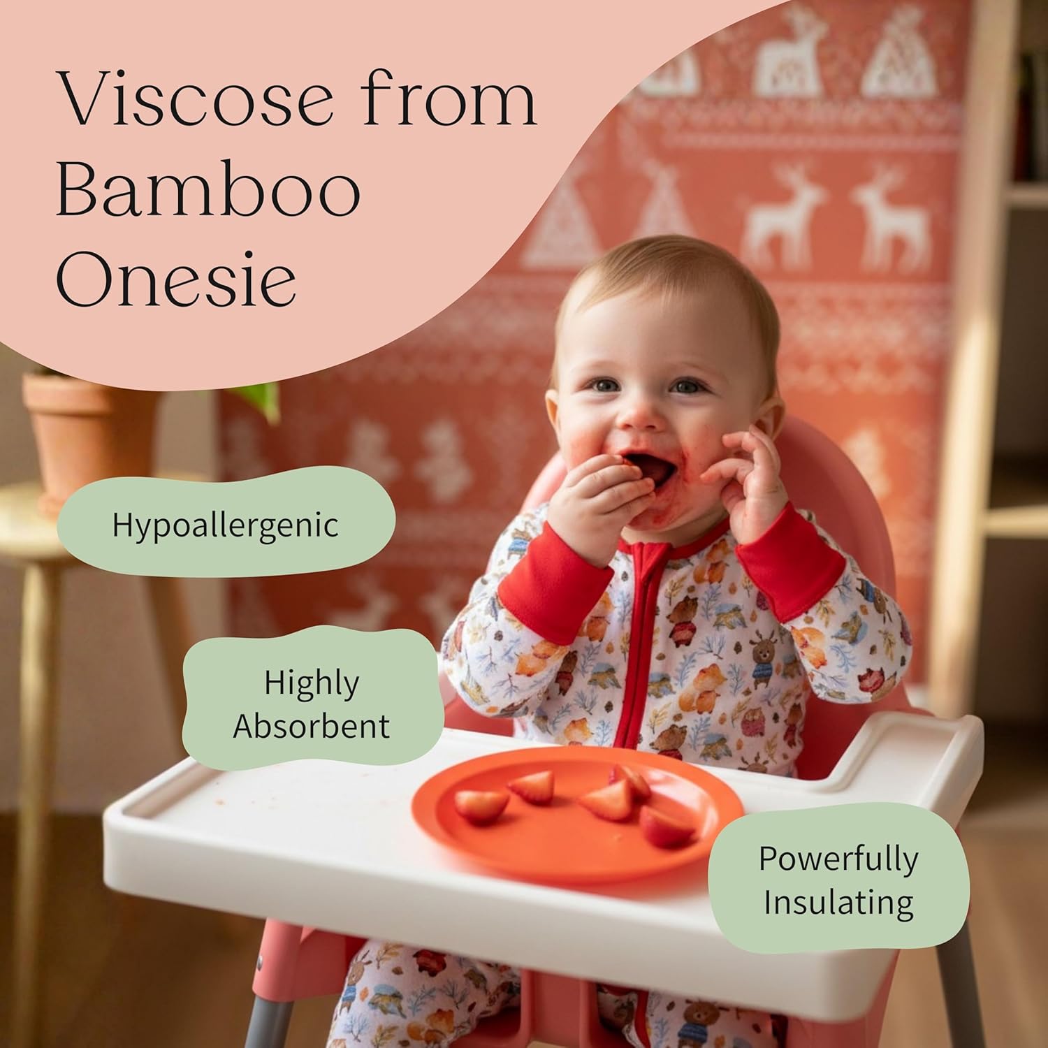 Viscose from Bamboo Baby Pajamas – Long Sleeve Onesie Baby Romper Zipper Pajamas Mittens & Footies Toddler Pjs - Image 5