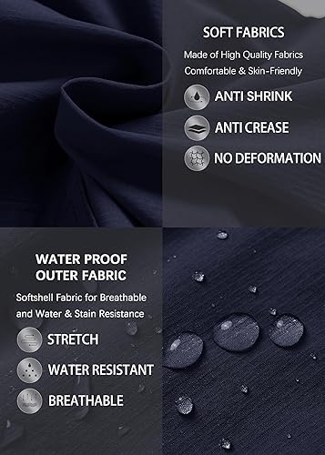 Miniatura 4 de Pantalones de senderismo tipo cargo para hombre, ligeros, resistentes al agua, de secado rápido, para pesca al aire libre, viajes, escalada, trabajo