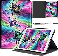 Vista 88 de Funda para Samsung Galaxy Tab S10 Lite / S10 FE / S9 FE 10.9 pulgadas, delgada de piel sintética con soporte de múltiples ángulos y función
