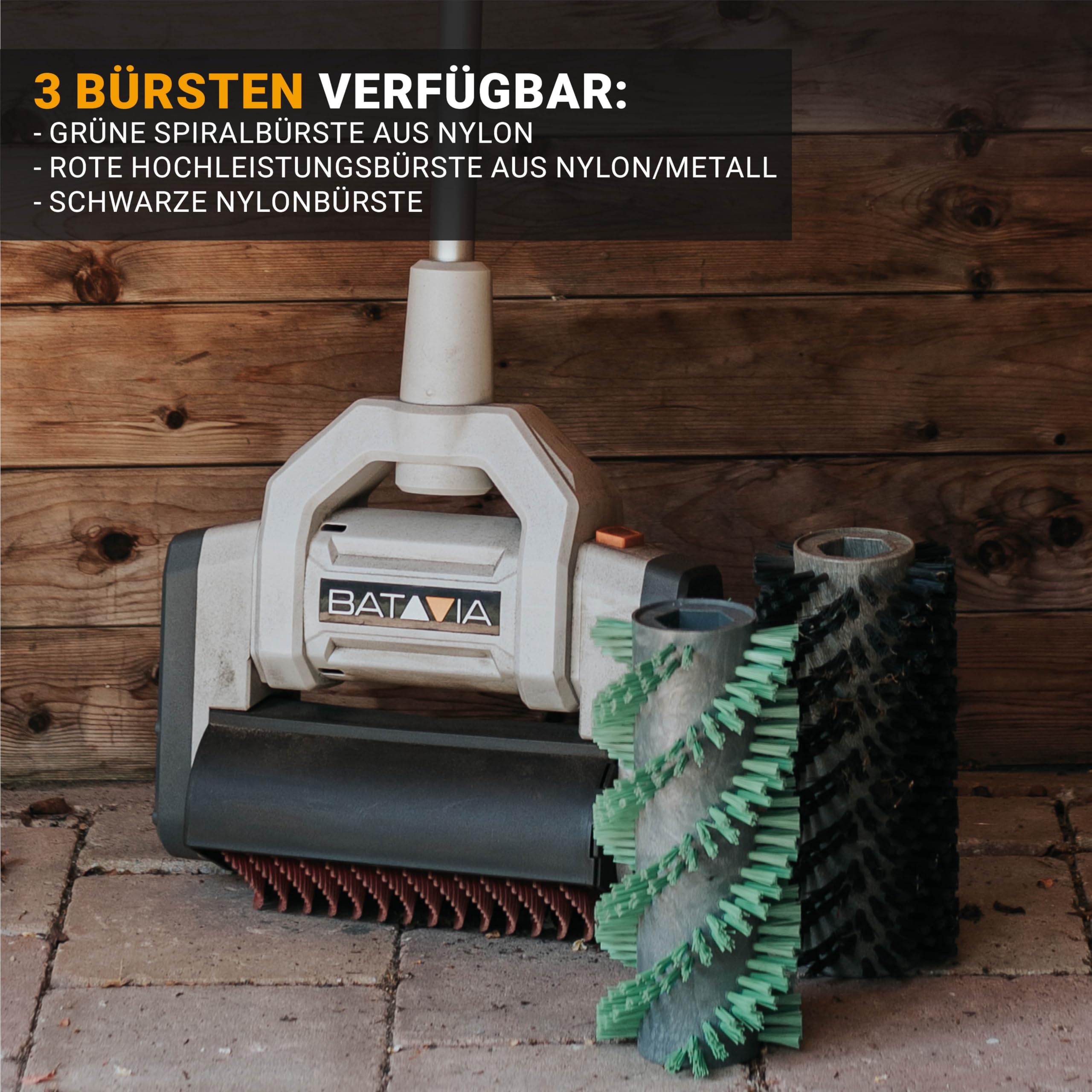 Batavia Maxxbrush 1020W Multi-Bürste | Komplettset mit 3 Bürsten