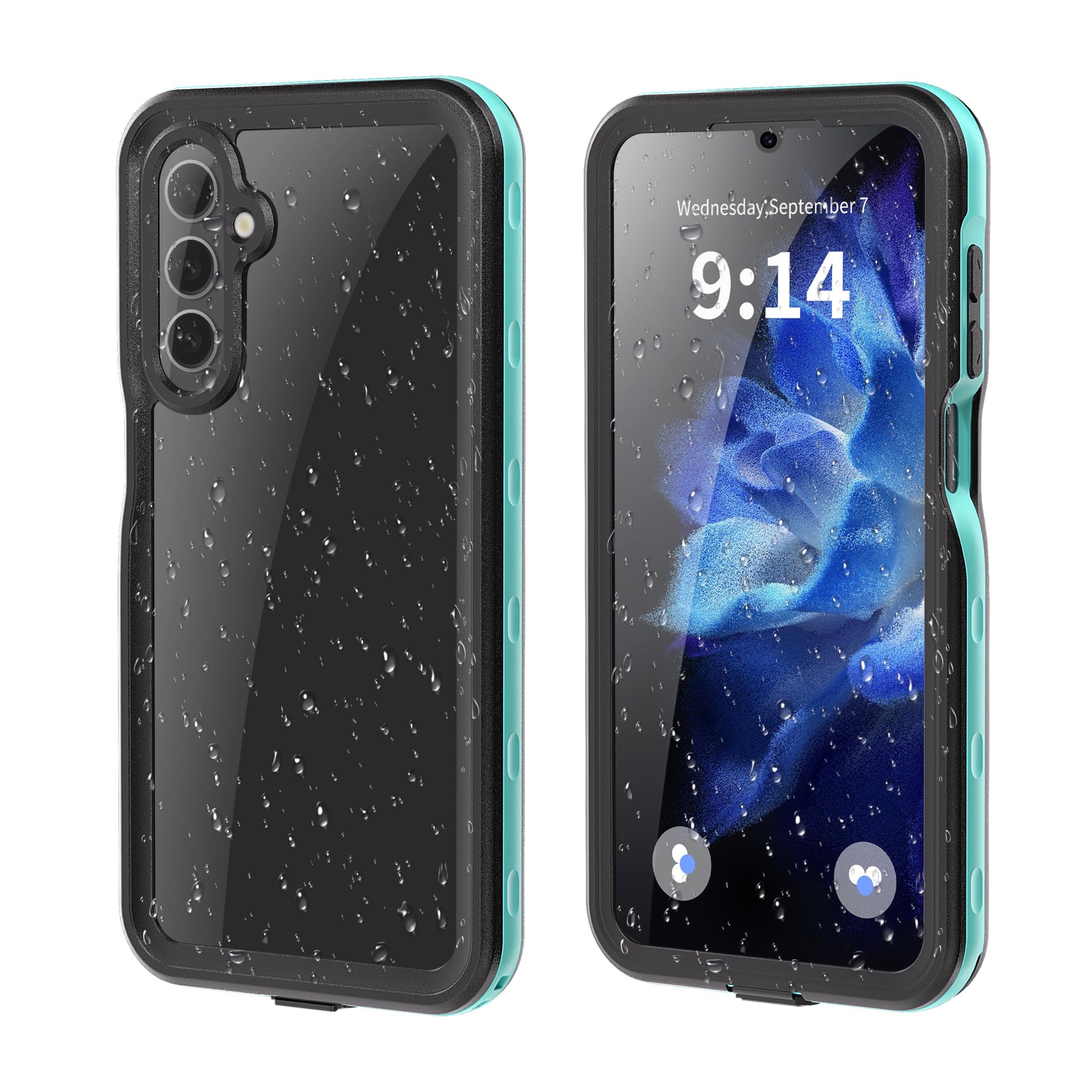 DINGXIN for Samsung Galaxy A16 5G Phone Case Waterproof IP68 Certified Dustproof Shockproof Built-in Screen Protector Full Body Case for Samsung