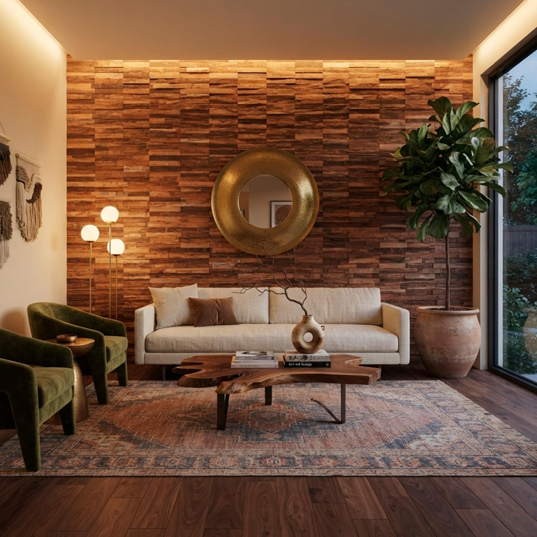 Paneles decorativos para pared efecto piedra, 17 piezas (6,12 m2), 30 x 120 x 2 cm, revestimiento poliestireno expandido (EPS), aislamiento térmico, ajustable, para interior y exterior (Ámbar)
