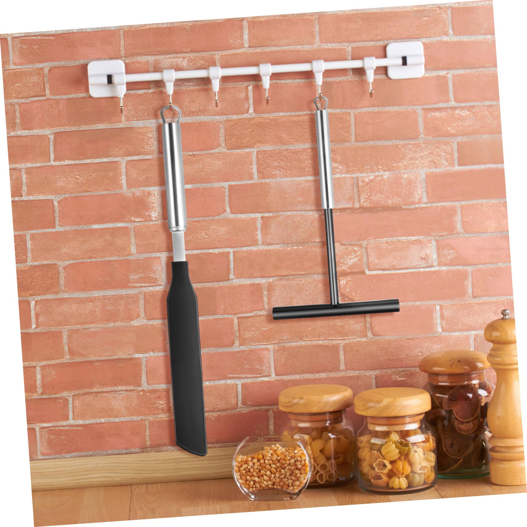 Juego de Espátulas de Cocina Set Fuerte y Práctico de Acero Inoxidable y Raspador para Hornear Espátula para Tartas en Color Plata para Repostería y Crepes