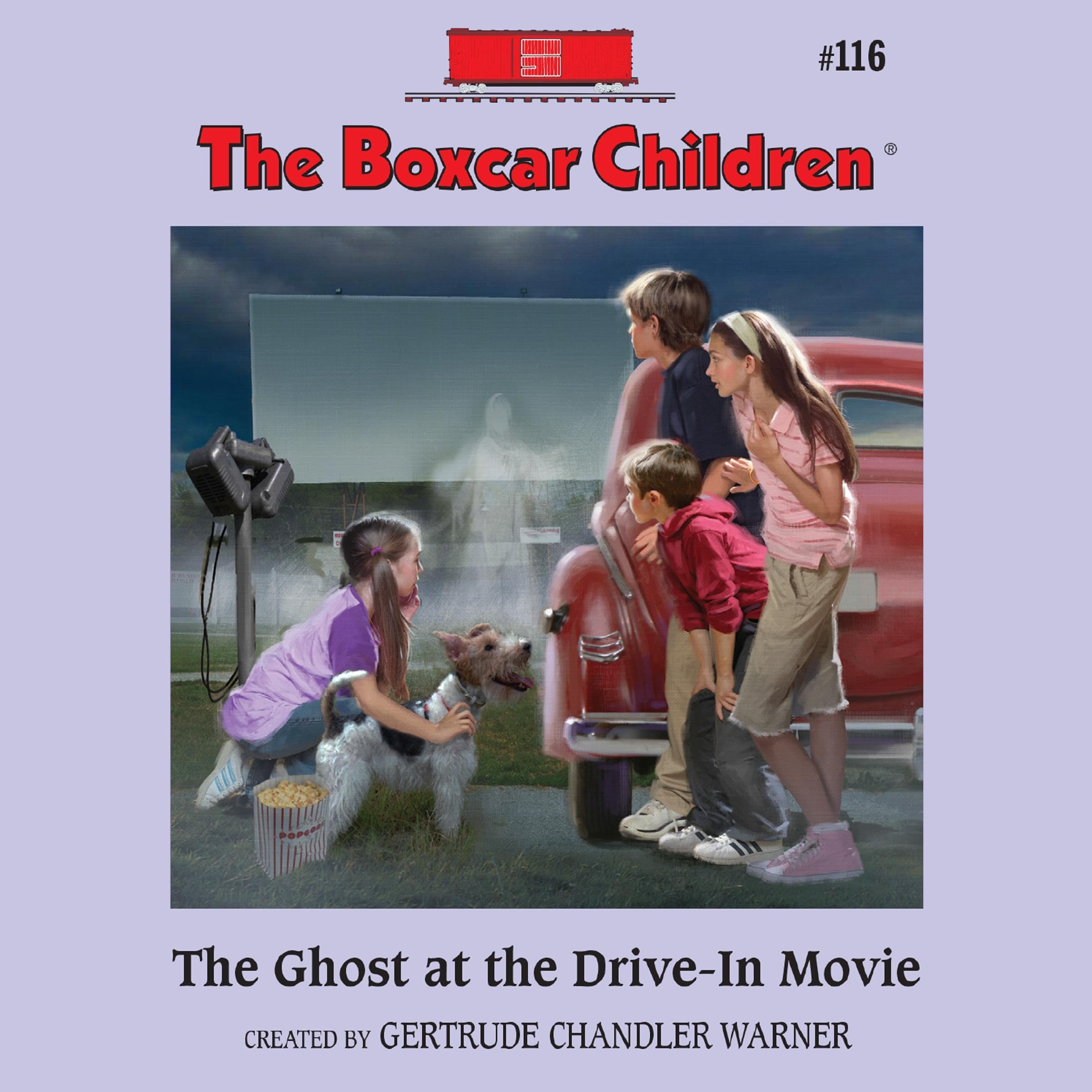 Cover art for The Ghost at the Drive-In Movie