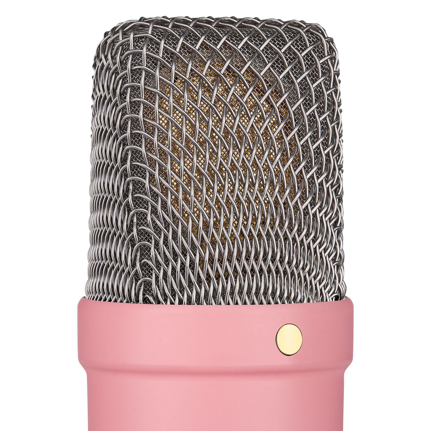 Rode NT1 Signature Pink Studio-Mikrofon Rosa + PSA1 Gelenkarm-Stativ Schwarz + keepdrum Mikrofasertuch