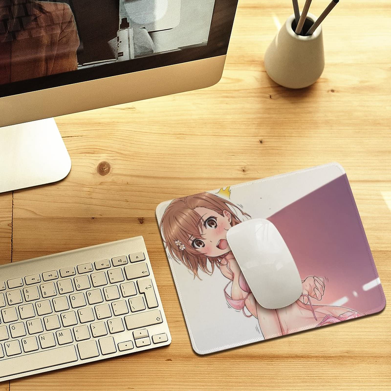 Amazon.co.jp: マウスパッド とある 御坂美琴 ビキニ【ラバーマット