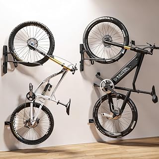 Housolution Swivel Bike Wall Mount for Wheels Sizes up to 29", 2Pack