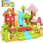 Magnetic Blocks - Build Mine Magnet World Magic Teleport Pipes Set, 1\'\' Magnetic Building Blocks Toddler Creative Kids Toys, STEM Sensory Outdoor Toys for 3+ Year Old Boys & Girls