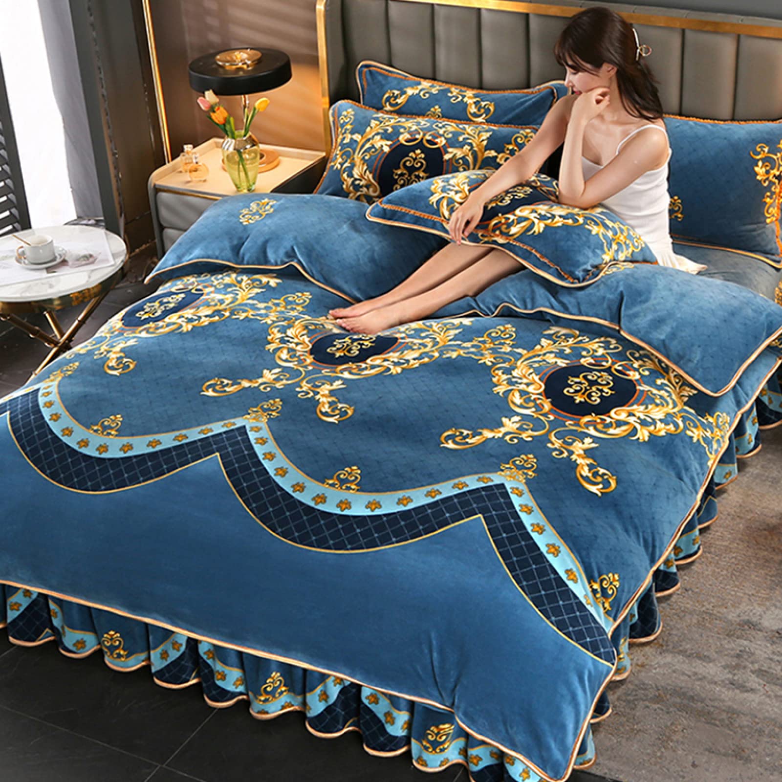 Copripiumino Singolo Con Federe Stampato Athena Rudolph Rosso - Foto 13