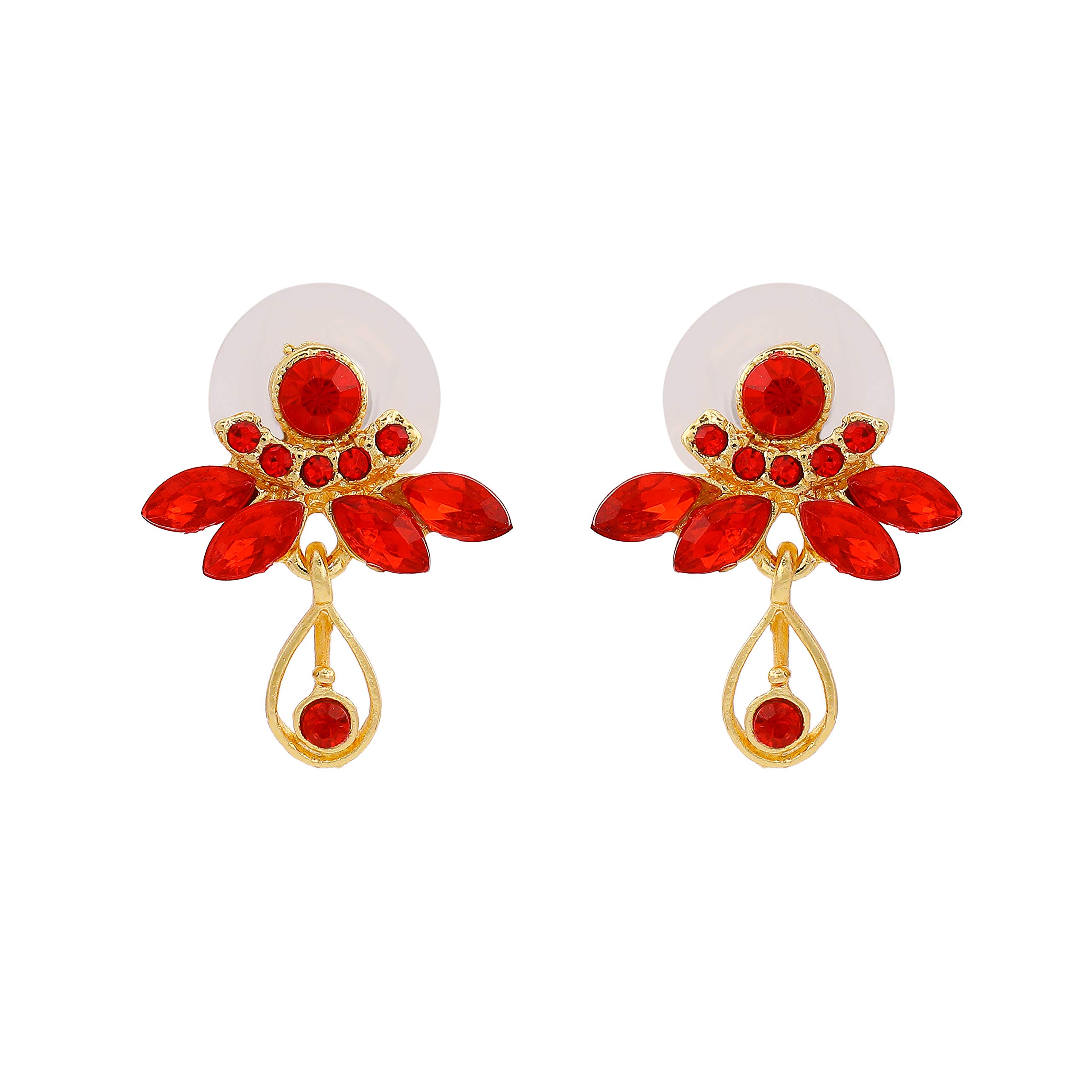 Gehena By Estele Gold Tone Red Dragon fly Drop Earrings (B08HTCYYHH) Amazon Price History, Amazon Price Tracker