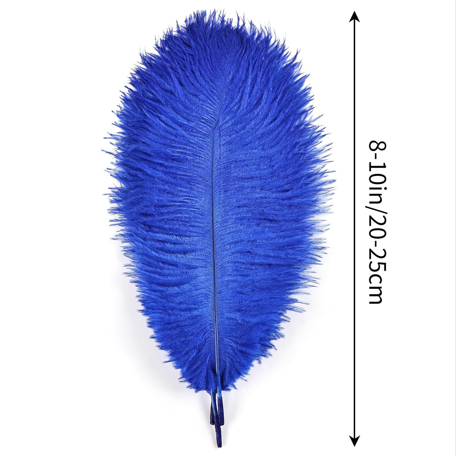 12 piume di struzzo bianche naturali, 40-45 cm, per matrimoni, feste, centrotavola, Pasqua, Gatsby e decorazioni per la casa