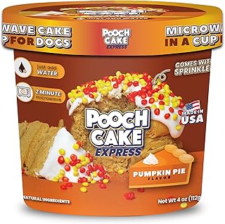 Microwave Cake in a Cup for Dogs (Pumpkin)