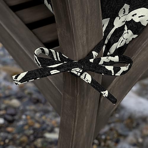 Miniatura 6 de Arden Selections Cojín de banco de felpa moderno para exteriores, 48 x 18 pulgadas, repelente al agua, resistente a la decoloración, cojín de banco