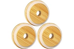 Bamboo Lids for Glass Cups and Beer Cans
