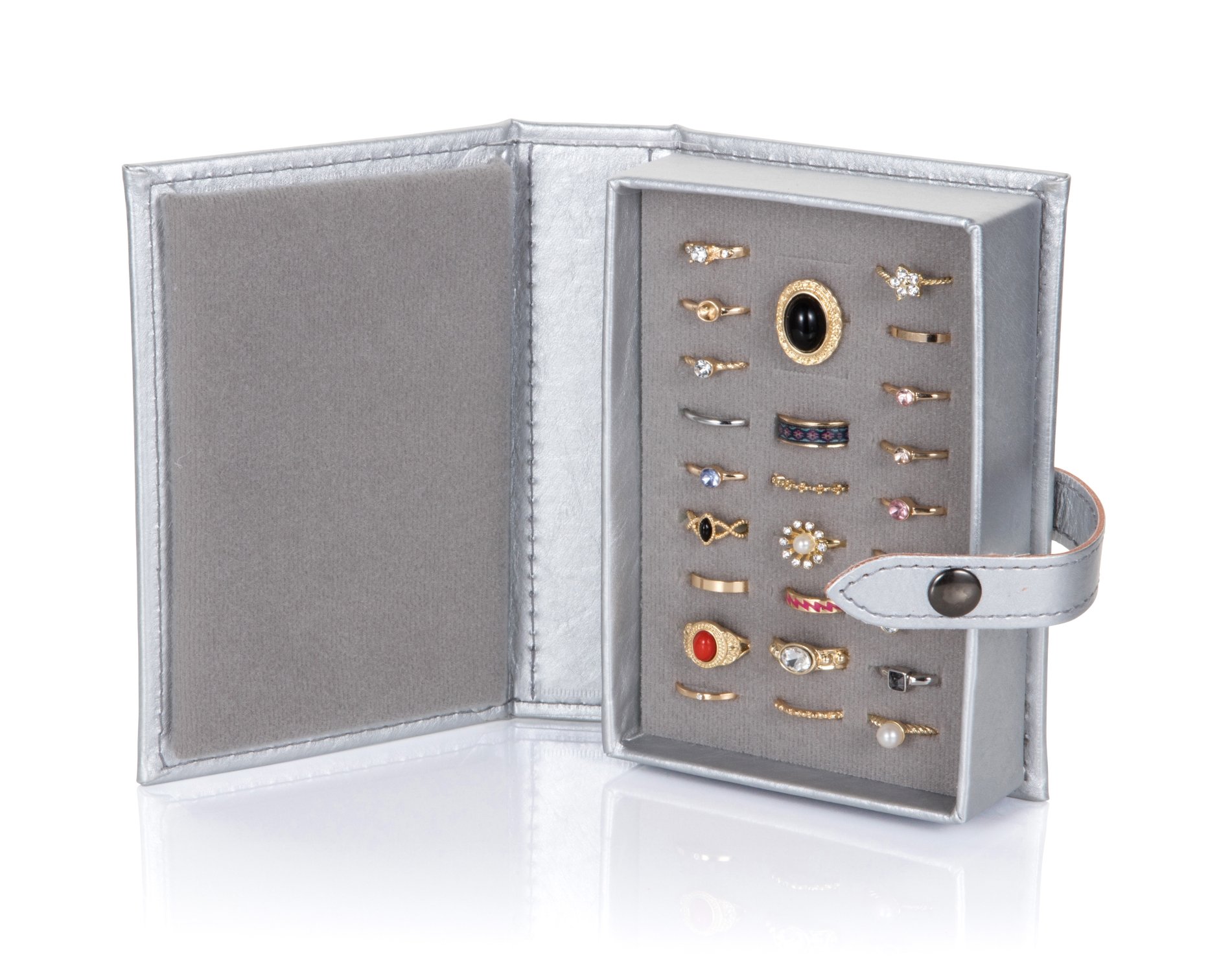 Little Little Book Of Rings Storage - Small Silver by Little Book Of