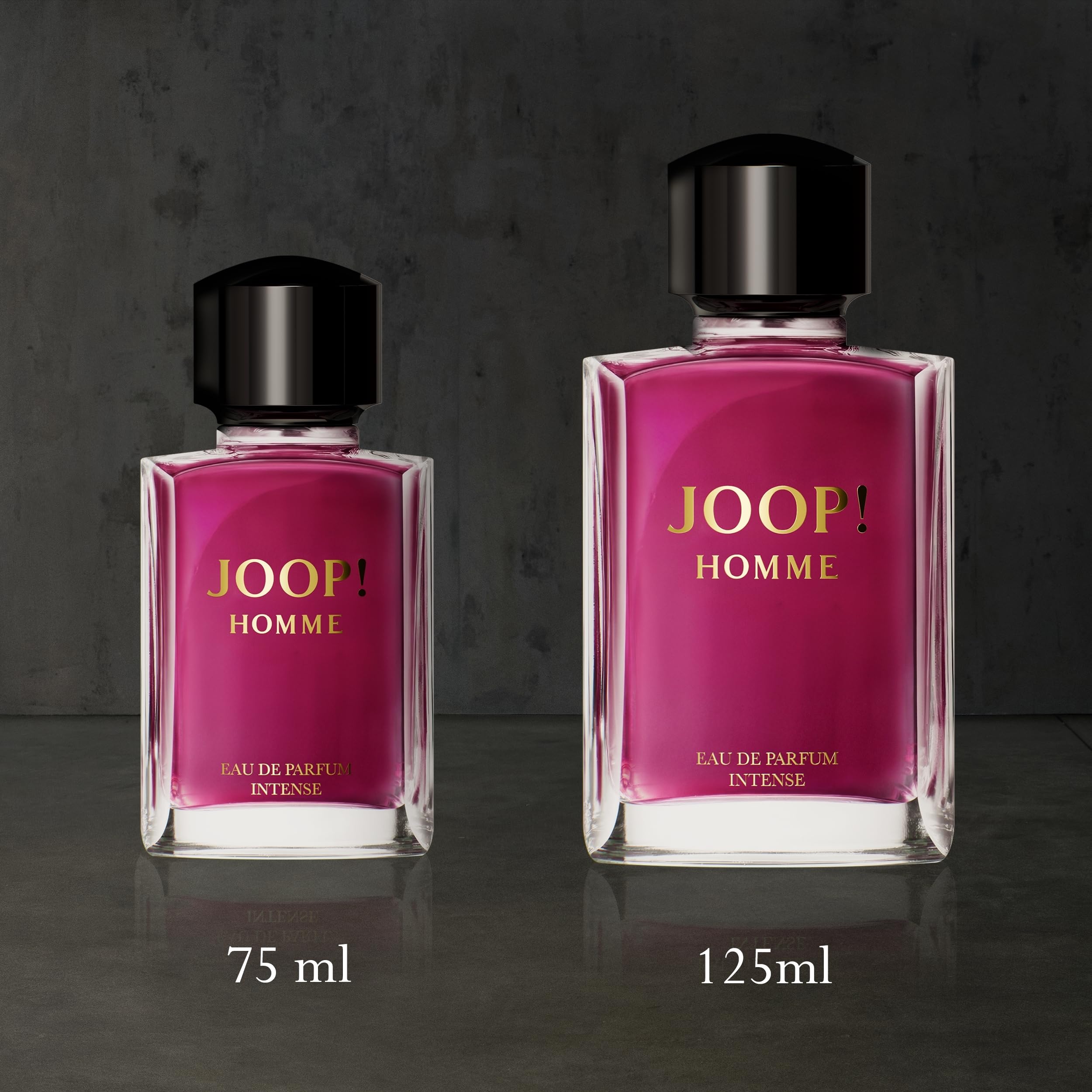 Joop! Homme Eau de Parfum Intense – Ambrierter Fougère-Duft für Herren – Mit Noten von Rose, Geranium und Tonkabohne – Langanhaltender Duft
