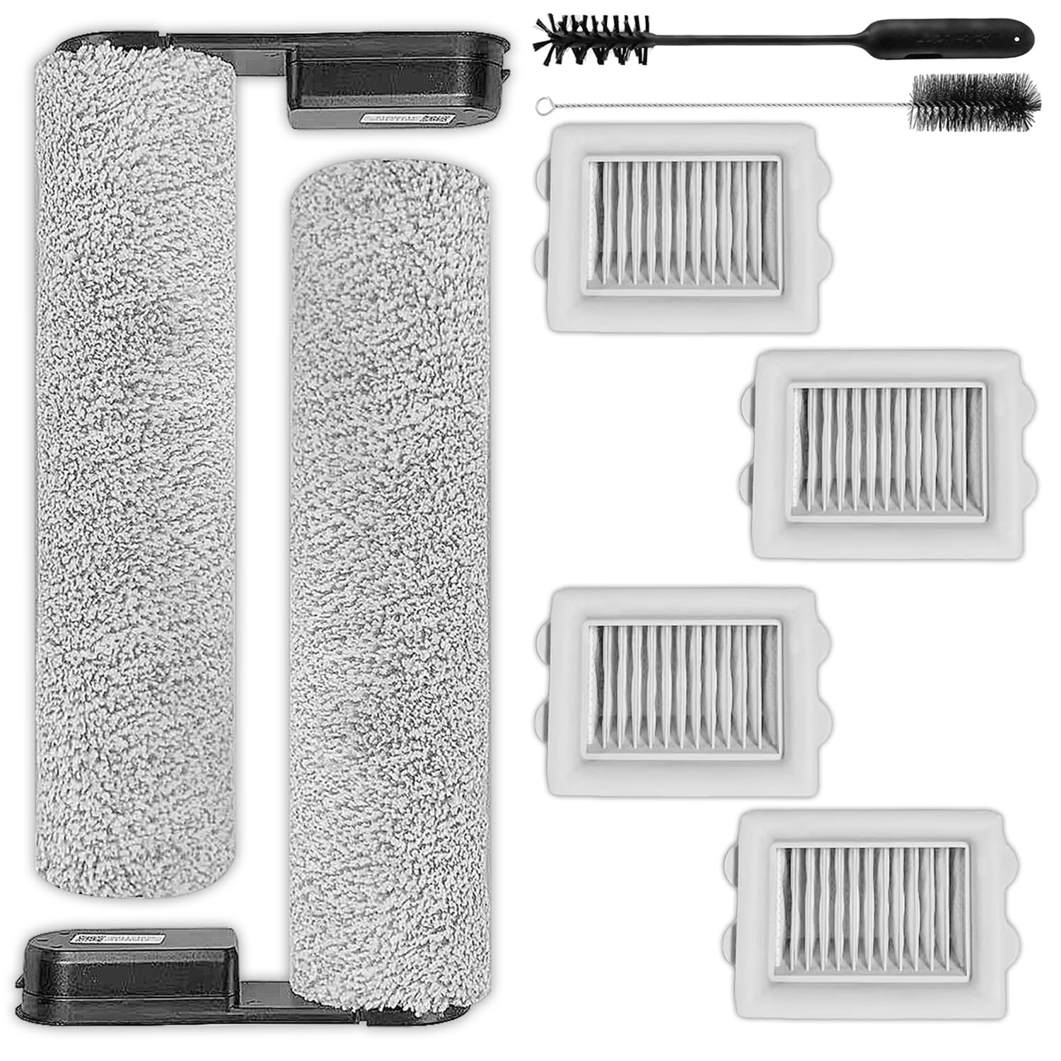 Kit brosse principale pour Roborock Flexi Lite et A20 Air - 8 pièces