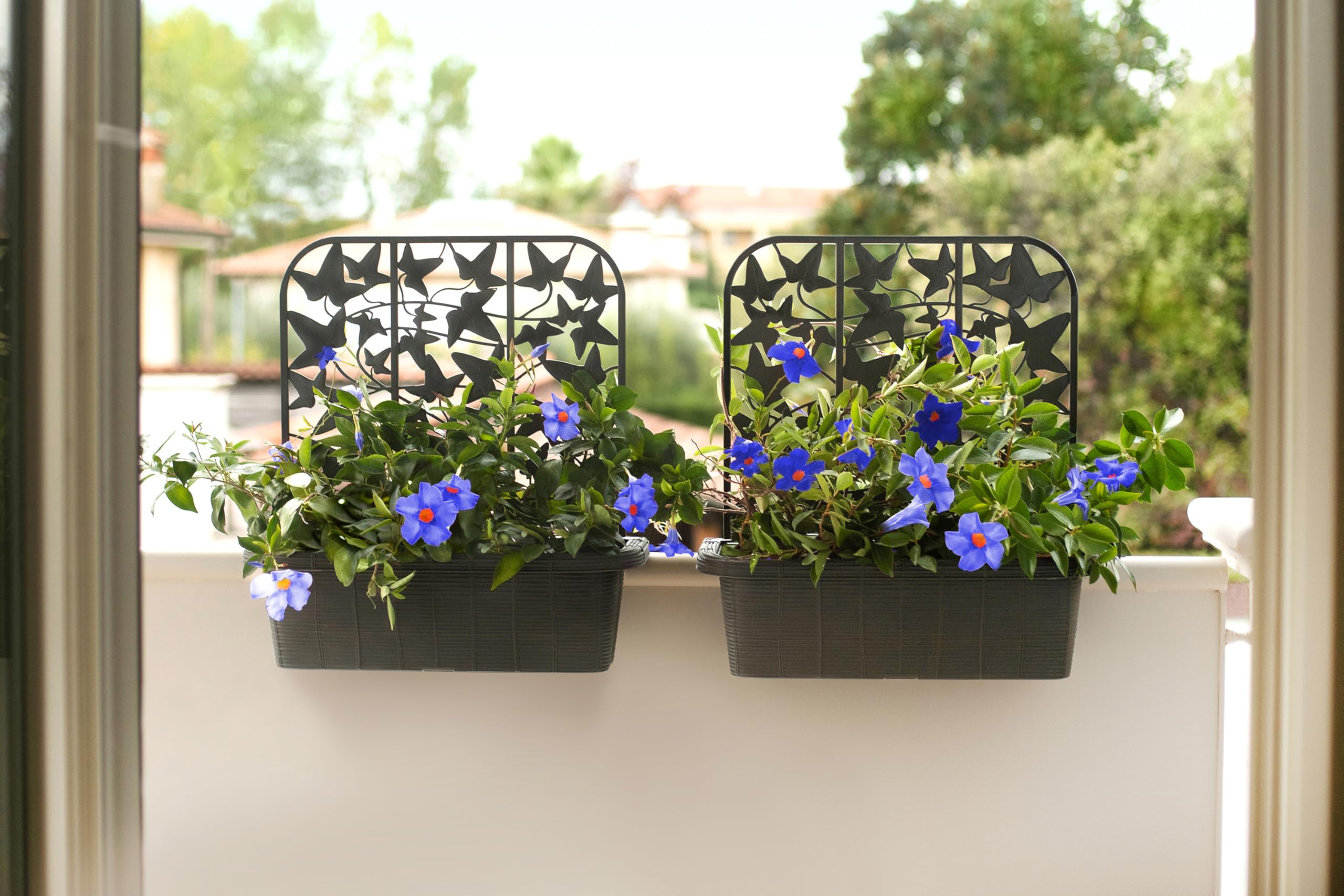 bama Lot de 2 jardinières Rondes