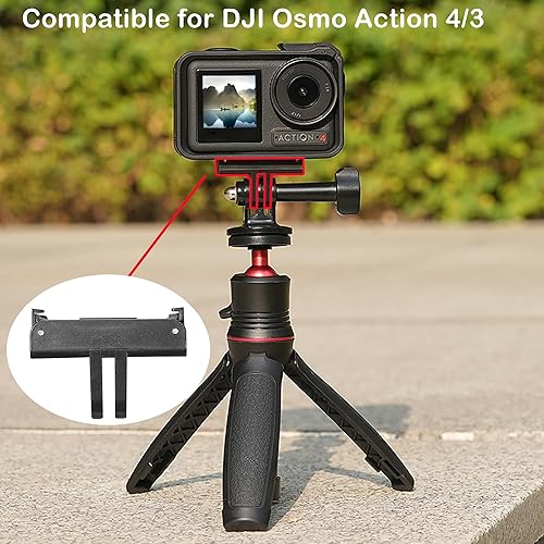 Miniatura 6 de PCTC 2 adaptadores magnéticos compatibles con DJI Osmo 360Osmo Action 5 Pro 43 Adaptador de liberación rápida Accesorios DJI, trípode acoplable,
