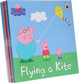 Peppa Pig 10 Books Children Collection Set(Peppa Goes Around
