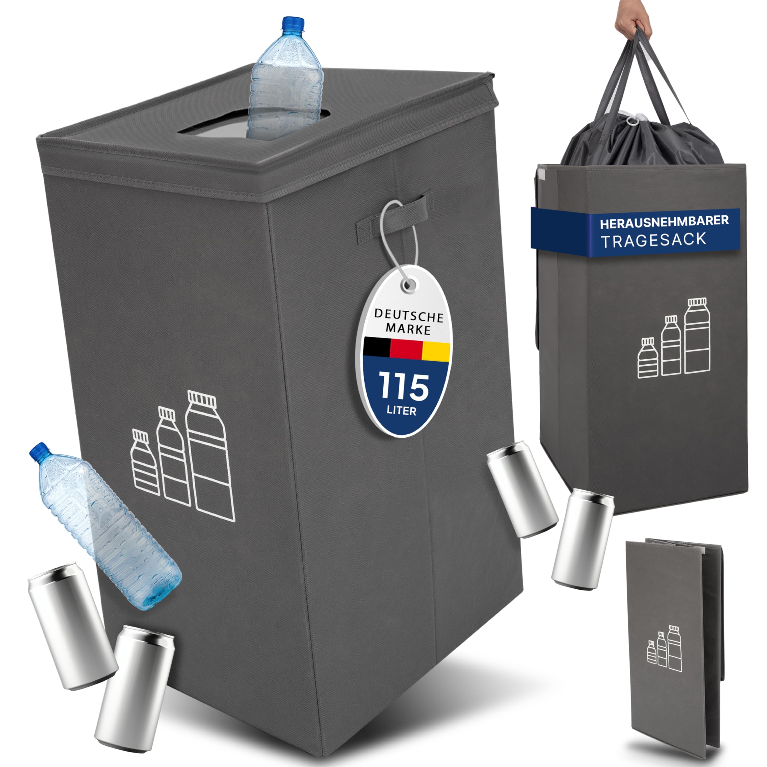 elektrische flaschenöffner Geschenkset | Elektrischer Weinöffner & automatischer Bieröffner Farbe:schwarz