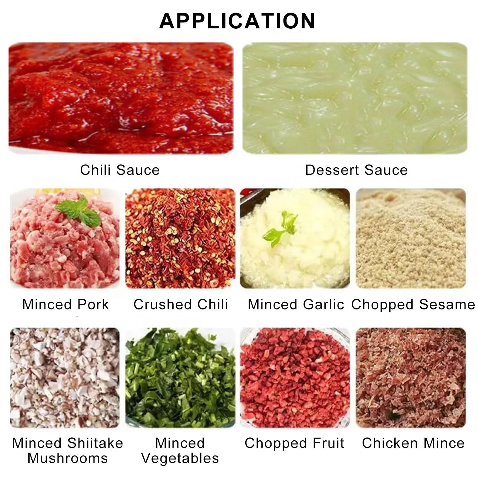 Procesador De Alimentos Profesional De Acero Inoxidable, Máquina Picadora Comercial De 4,3 Cuartos De Galón con Cilindro De Material Extraíble, para Carne, Frutas, Verduras Y Frutos Secos.