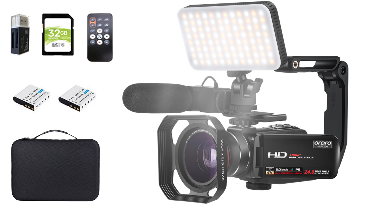 Amazon.com : Camcorder Video Camera FHD 1080P 30FPS Vlogging