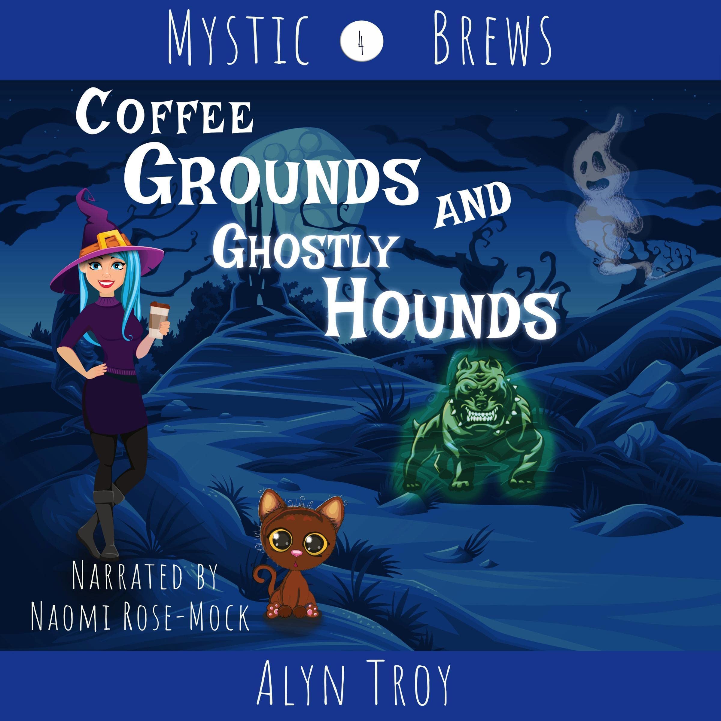 Cover art for Coffee Grounds and Ghostly Hounds