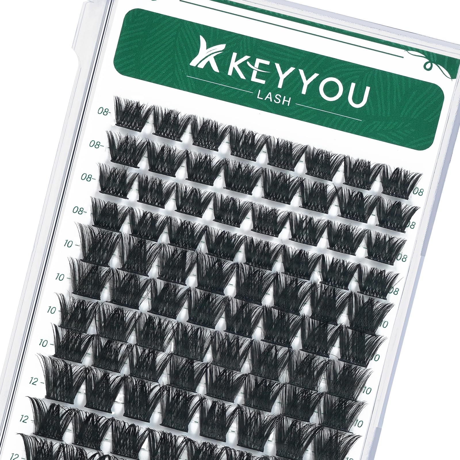 Photo 1 of KEYYOU Lash Clusters - Wispy Volume D Curl (Y02, 8-12mm)