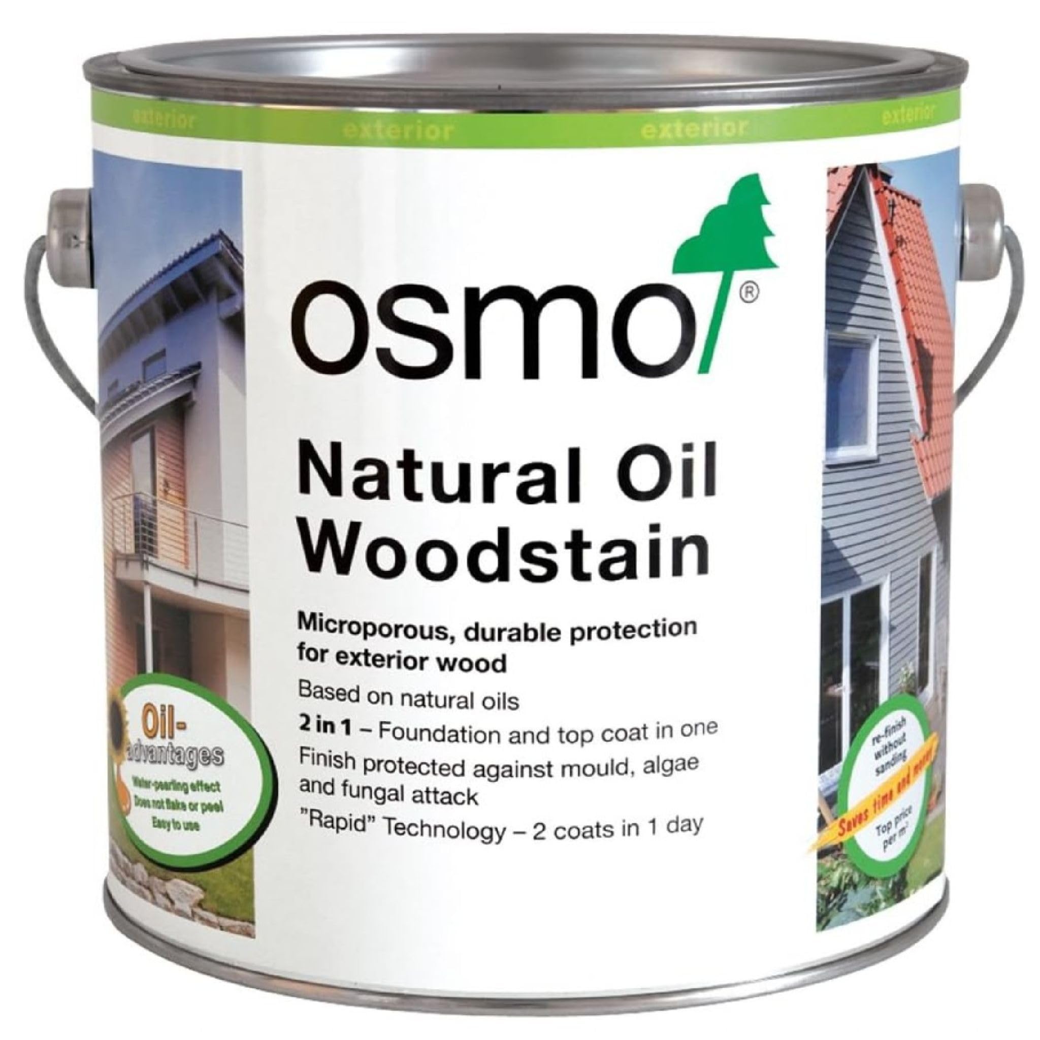 Osmo Walnut Natural Oil Woodstain 707 2.5 Litres