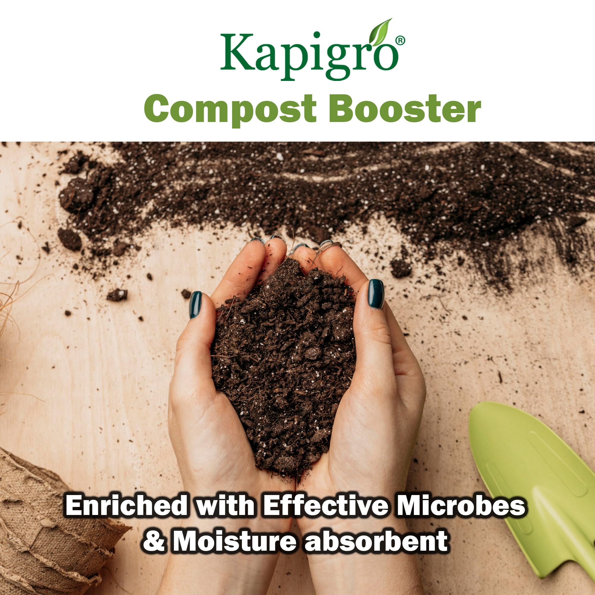 Kapigro Organic Compost Booster for Easy & Smell Free Aerobic Composting, Compost Maker,(3 Kg) for Outdoor/Garden Composter only (BSF Larvae aid) - Image 3 thumbnail