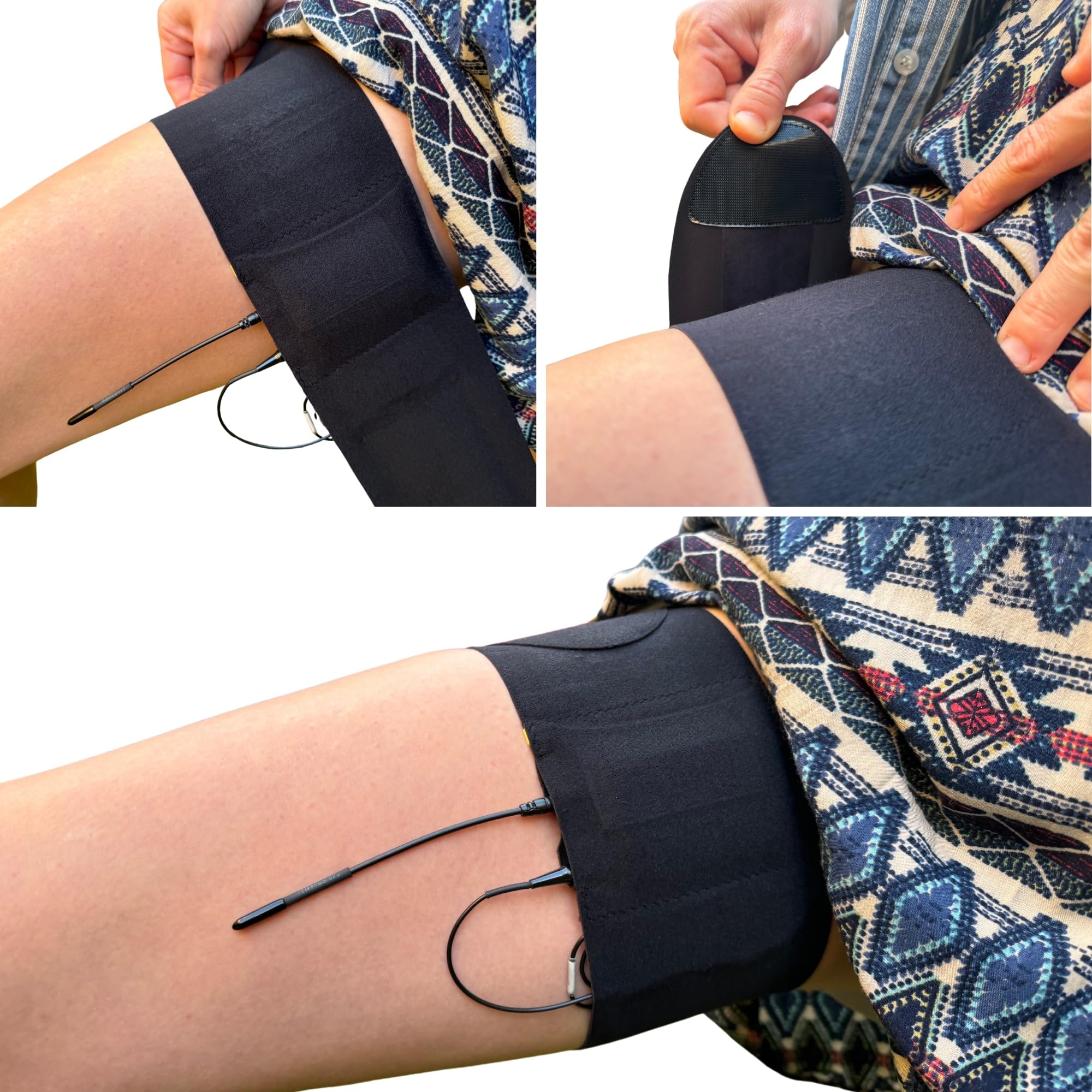 URSA Thigh Straps: Low-Profile, Soft, Stretchy & Breathable Transmitter Straps for Location Sound Theatre - Image 2