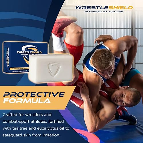 Miniatura 2 de Jabón en barra fórmula avanzada de árbol de té y eucalipto, limpieza profunda, hidratante y potente defensa del olor para luchadores, atletas y