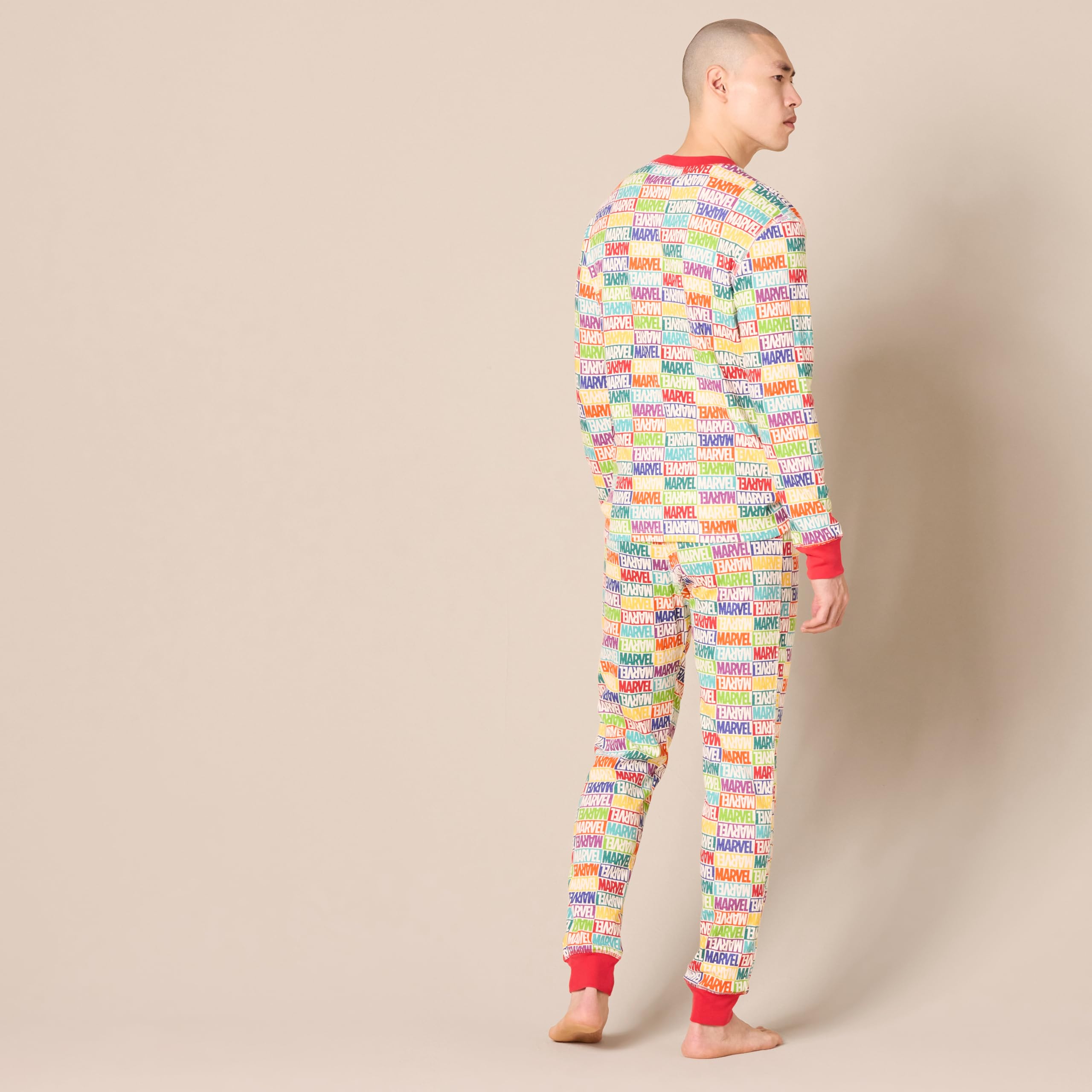 Amazon Essentials Disney | Marvel | Star Wars Pigiama in Cotone Aderente Uomo
