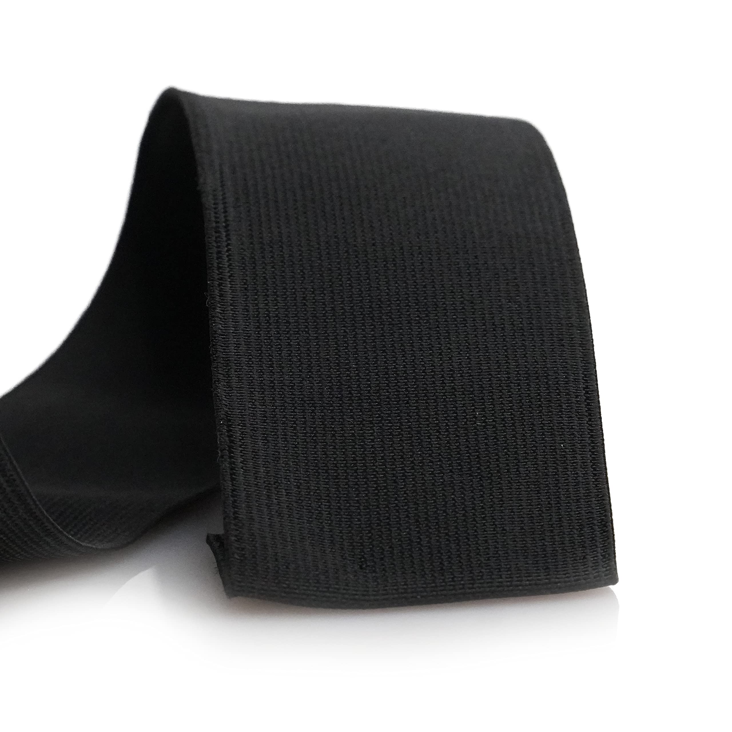 Trimz Elastic, Black, 50mm x 25m - Image 3