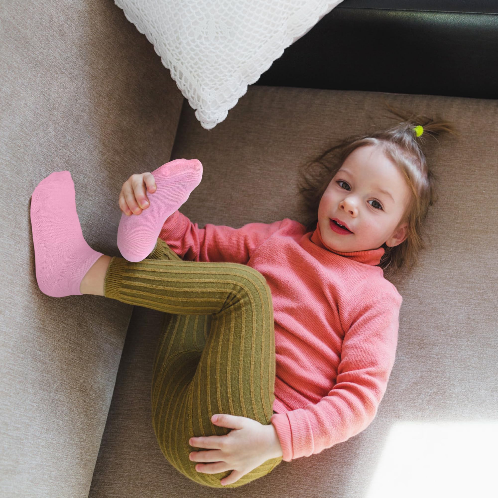 Lot de 20/24 paires de chaussettes basses respirantes pour bébé (0-13 ans)