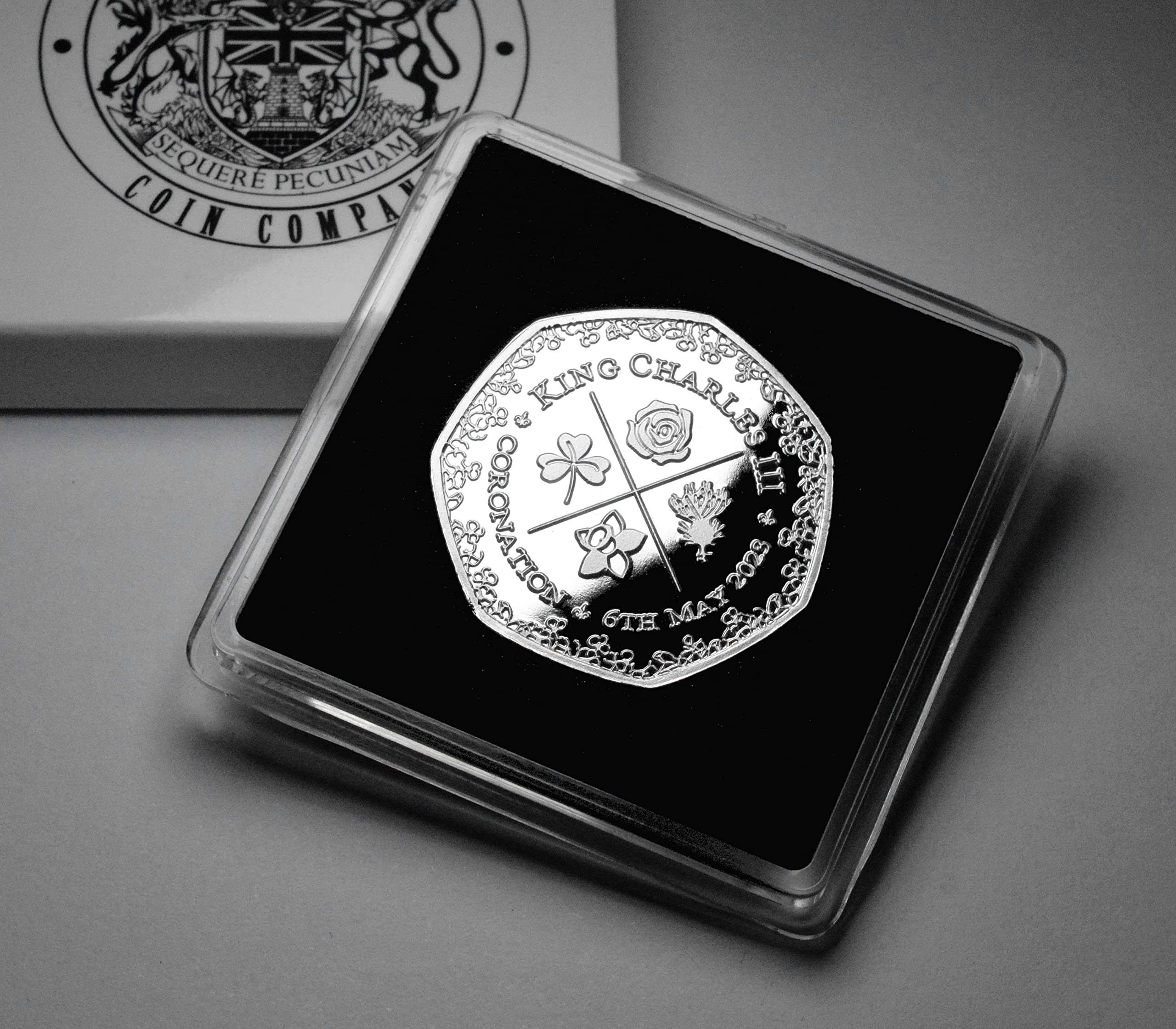 The Commemorative Coin Company KING CHARLES III Coronation Commemorative in Presentation Case. 6th May 2023. His Majesty. Royal Family