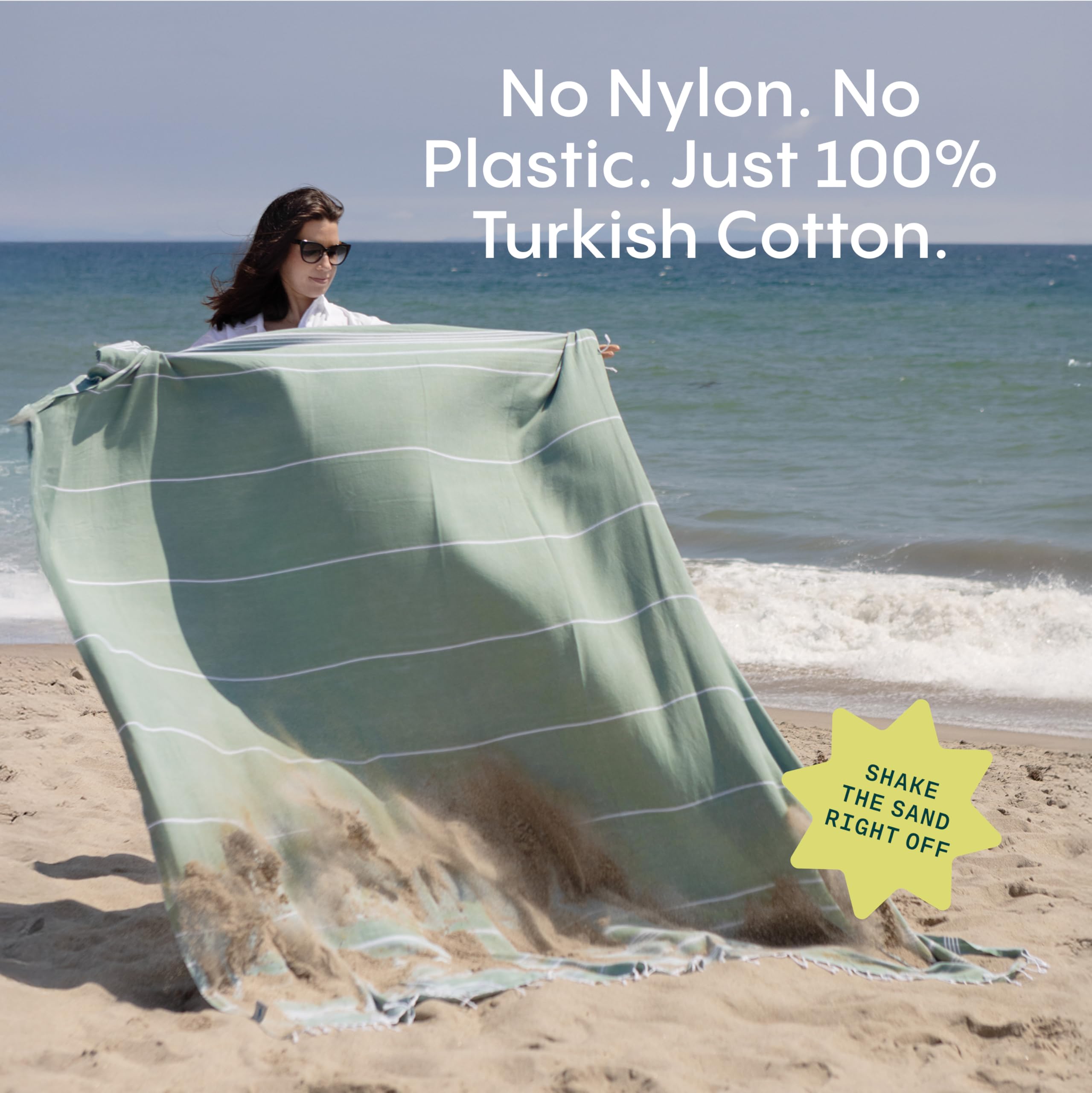 Amazon.co.jp: WETCAT トルコビーチタオル オーバーサイズ 38x71 綿100