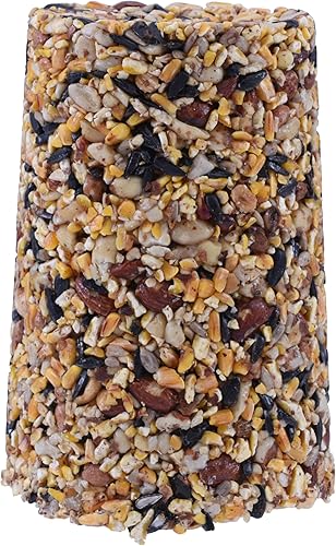 Pine Tree Farms Woodpecker Classic Wild Bird Seed Log, Gourmet Bird Food with Almonds, Peanuts, Sunflower Hearts, Black Oil Sunflower Seeds & More, 36 oz. (Pack of 3)