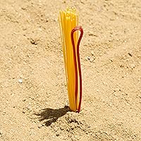 Vista 5 de Tapones de base, tapones de base de anclaje, base de enchufe de anclaje de béisbol, incluye: 4 bases, 8 borlas intercambiables.