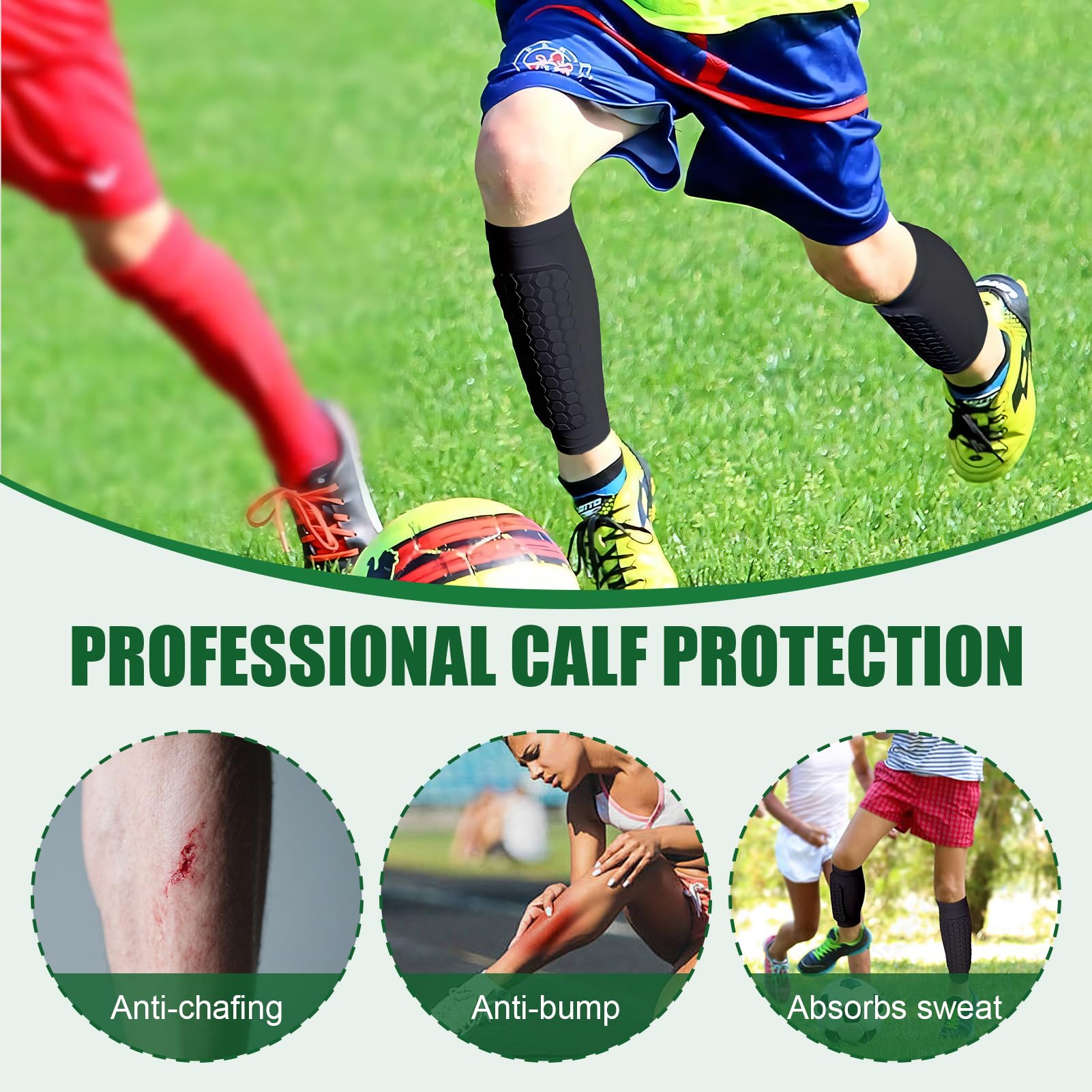 1 paar scheenbeschermers voor voetbal, Ski Shin Guards, schokbestendig, Shin Defender Guards, ademende en antislip scheenbeschermers, licht en casual, scheenbeenbescherming 1 paar scheenbeschermers voor voetbal, Ski Shin Guards, schokbestendig, Shin Defender Guards, ademende en antislip scheenbeschermers, licht en casual, scheenbeenbescherming