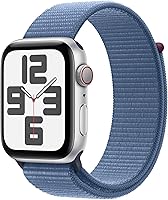 Vista 7 de Apple Watch SE (2ª generación) [GPS + celular 40 mm] Smartwatch con caja de aluminio medianoche y correa deportiva medianoche S/M (renovado)