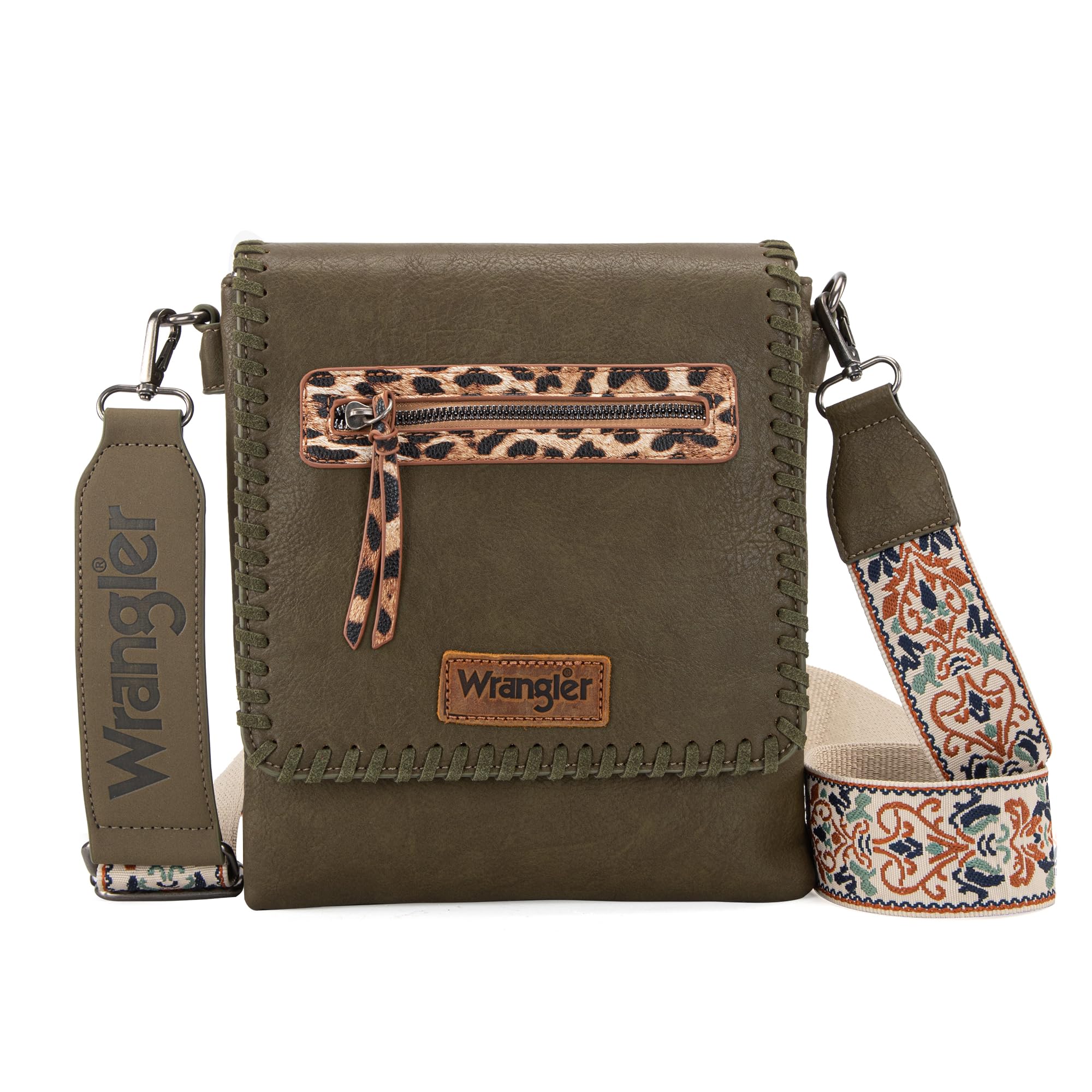Wrangler Crossbody Bags for Women Vintage Hand Woven Shoulder Purse